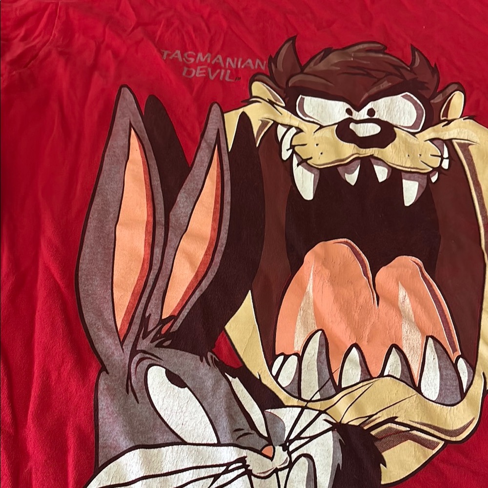 Fruit of the Loom Looney Tunes Bugs Bunny & Taz Tee - Picture 7 of 7